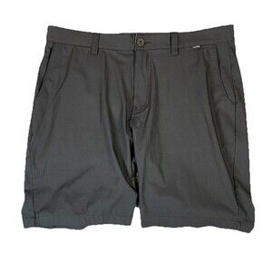 Travis Mathew Men's Performance Golf Shorts 36 9" Inseam Black Stretch Athleisur